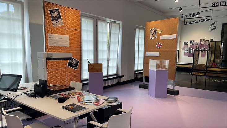 Temporary History Lab Hamburger Musikgeschichte(n) Blick in die Ausstellung zum Temporary History Lab Hamburger Musikgeschichte(n)