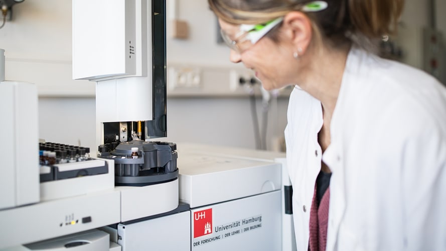 Massenspektrometrie: GC-MS 5975C VL MSD an GC 7890A (Agilent Technologies)