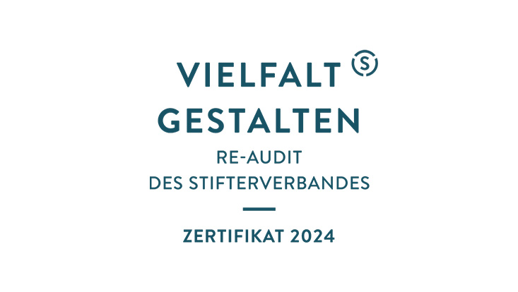 Zertifikat des Audits „Vielfalt gestalten“