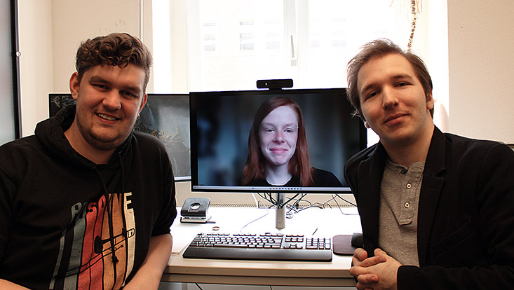 Foto der studentischen Forschungsgruppe