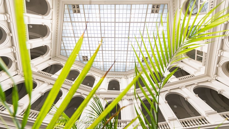 Der Lichthof der Stabi