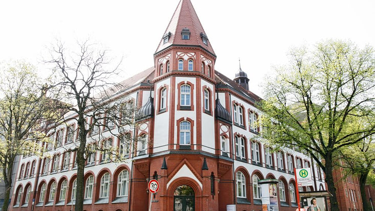 Außenansicht der Forschungsstelle Zeitgeschichte in Hamburg