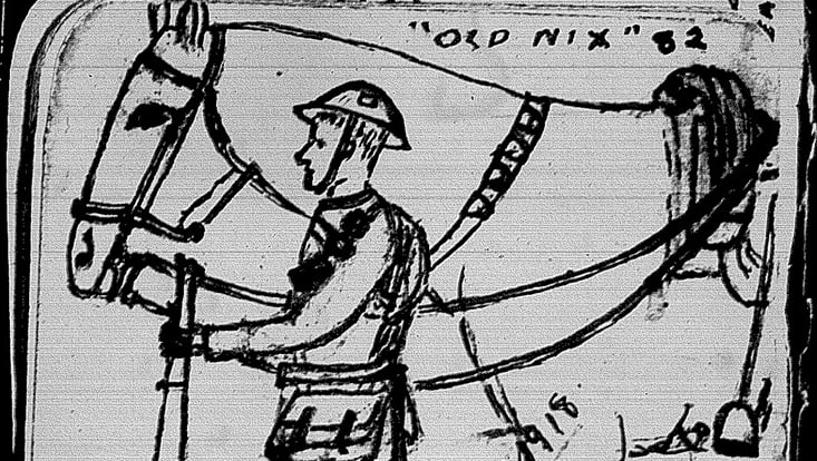 Photo of a diary page