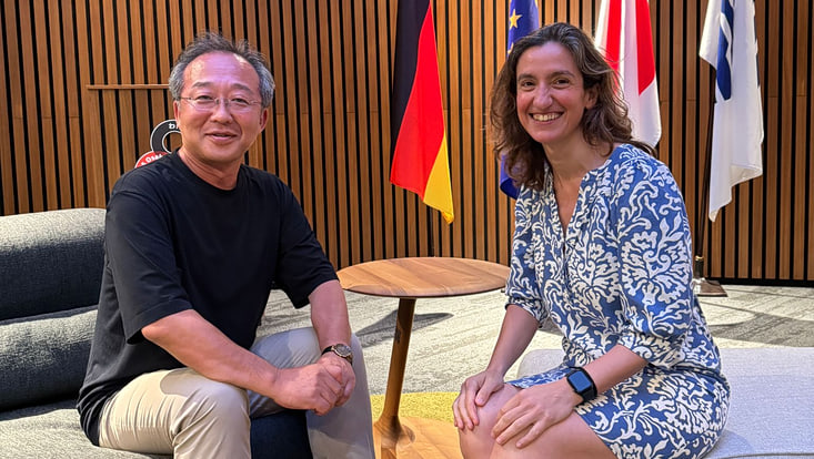 Prof. Katsuyoshi Kakinuma und Prof. Dr. Mehtap Özaslan