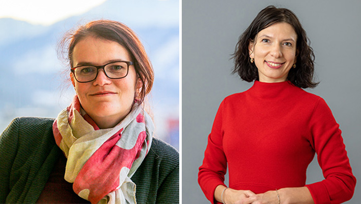 Prof. Dr. Bianka Siewert und Prof. Dr. Olena Dubovyk