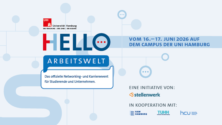 Banner der stellenwerk Jobmesse "Hello Arbeitswelt" von 2026