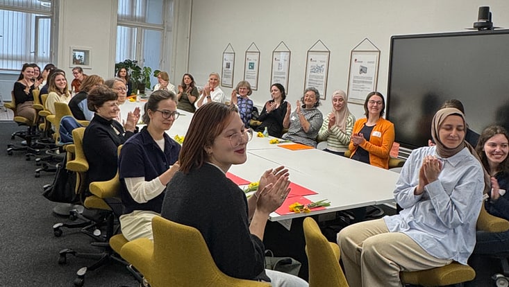 Tischgespräche mit Mentees und Mentorinnen Tischgespräche mit Mentees und Mentorinnen