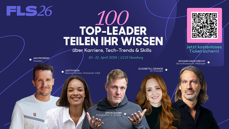 Banner mit QR-Code