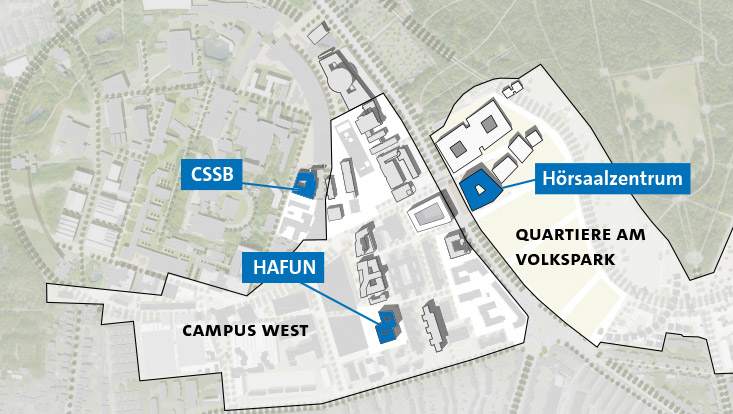 Lageplan Science City