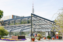 Tropical greenhouses at Universität Hamburg's Botanical Gardens