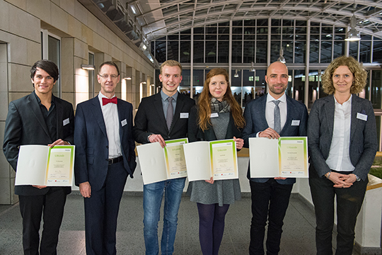 7222-foerderer-nordex-stipendiatinnen Förderer Nordex mit vier Stipendiaten