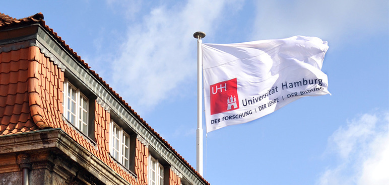 Flagge der Universität Hamburg