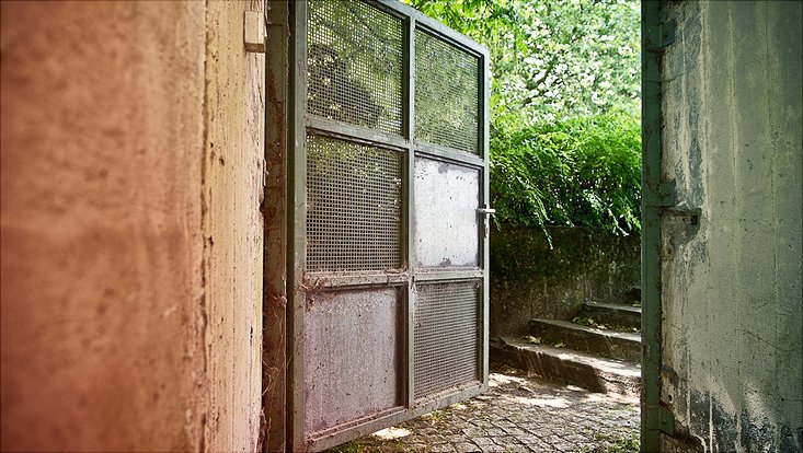 Tiefbunker auf dem Hauptcampus