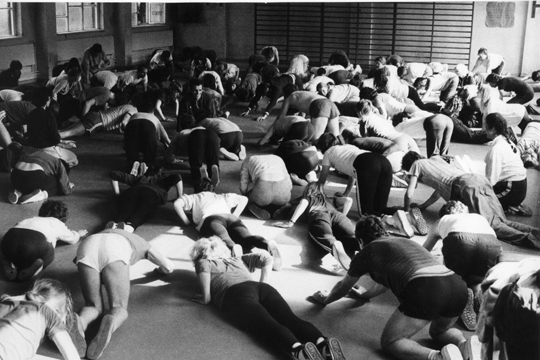 Baracke Fitnesskurs in der alten Baracke
