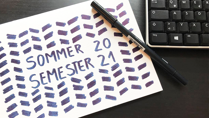 Block mit Schriftzug: Sommersemester 2021