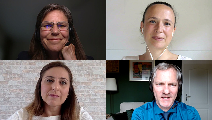 HRA Salon: Dr. Başak Bilecen, Dr. Muriel Helbig, Dr. Valerie Liebs and Ralf Krauter