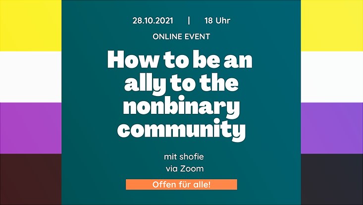 Flyer HTBAA nonbinary