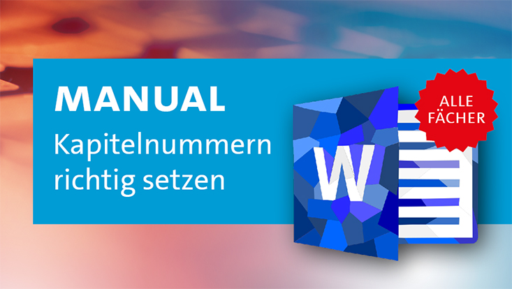 Kapitelnummern richtig setzen