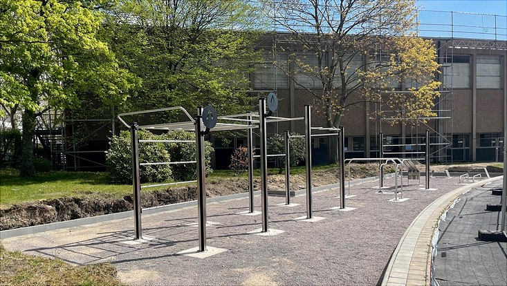 Calisthenicsanlage - fast fertig