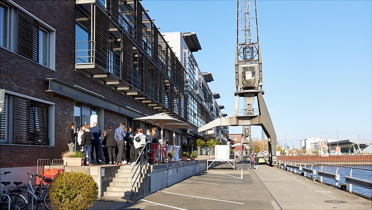 Das Gebäude der Claussen-Simon-Stiftung von Außen