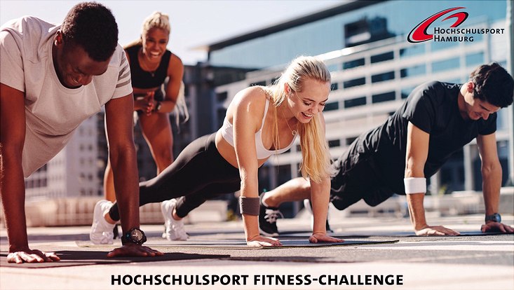 fitness-challenge-733x414 Junge Menschen machen Liegestütz