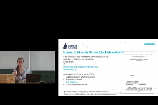 Screenshot des Vortrages von Frau Prof. Klingsiek am Präsenztag des MHEs 2022.