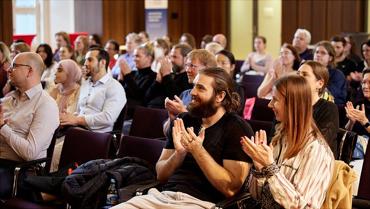 Three Minute Thesis 2022 Photo of the Three Minute Thesis Competition 2022 in Hamburg