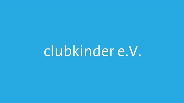 Clubkinder e.V. Schrift