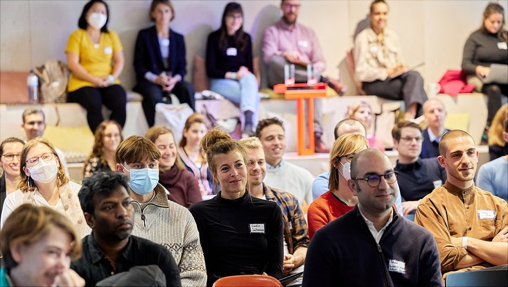 HRA Karrieresprung Audience at the panel discussion