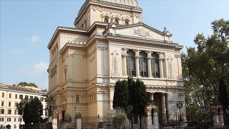 Die Große Synagoge von Rom