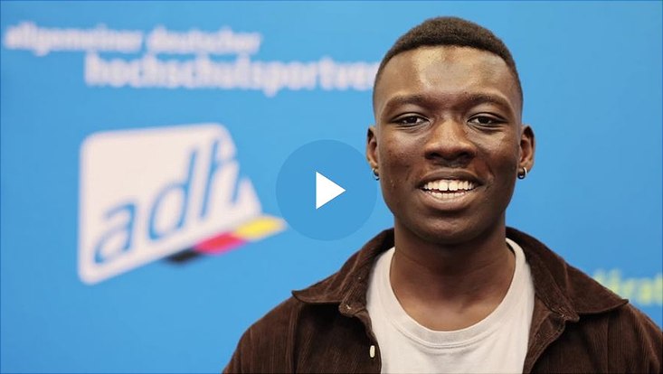 Jamal Gibson bei der 117. adh VV in Berlin 2022