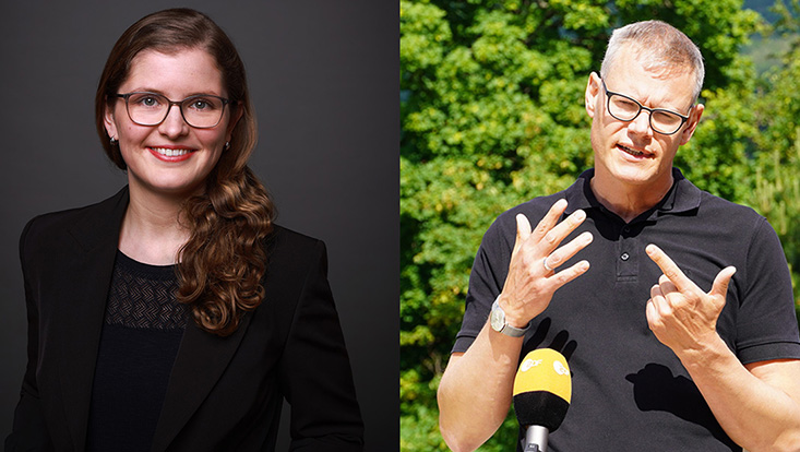Fotos von Fenja De Silva-Schmidt und Carsten Könneker