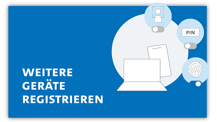 Slide 8: Grafik mit „Weitere Geräte registrieren“