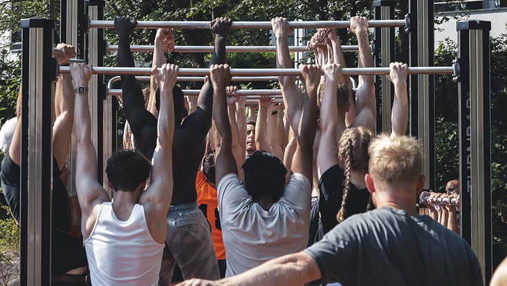 Eindrücke Calisthenics Sportpark outdoor