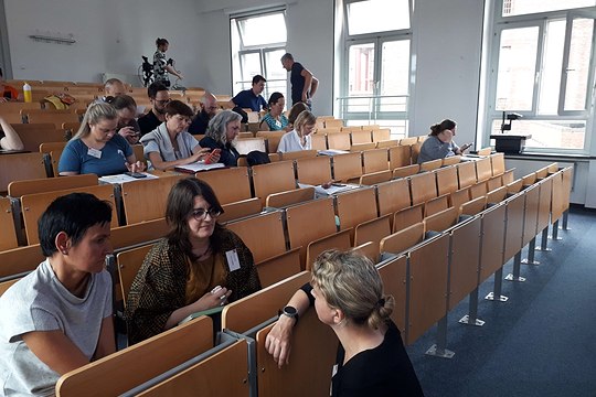 Teilnehmende im Hörsaal