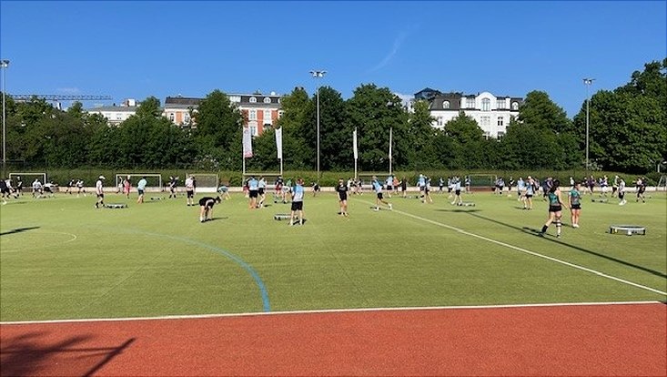 Bilder von der DHM Roundnet und Tischtennis 2024 im Sporpark Rothenbaum