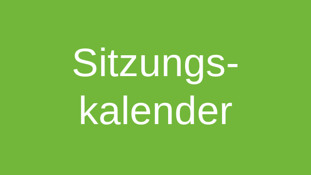 Sitzungskalender