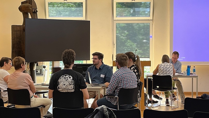 Gruppenarbeitsphase Barcamp