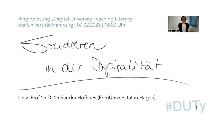 Screenshot Vortrag Hofhues
