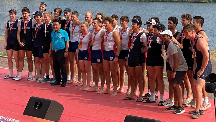 Siegerehrung Regatta Südkorea