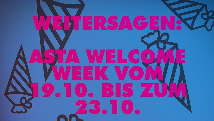 Die Welcome Week vom AStA UHH