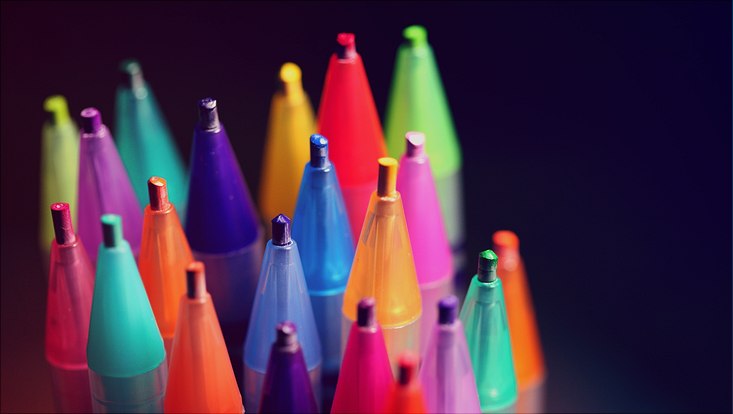Bunte Stifte