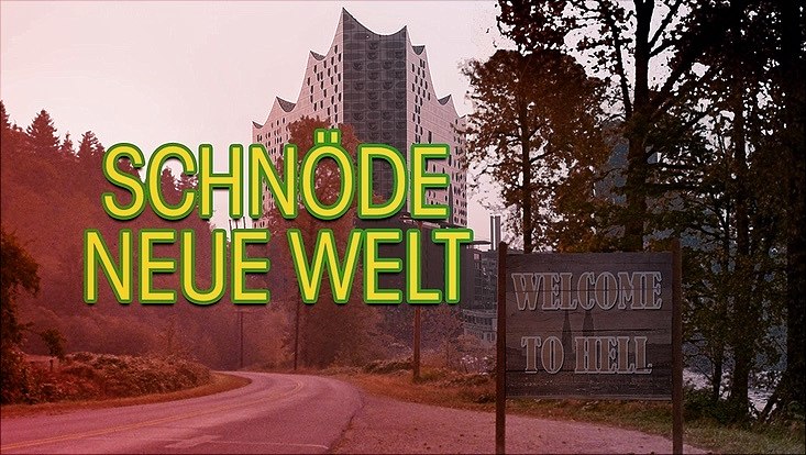 Ankündigungsbild für die Reihe Schnöde Neue Welt