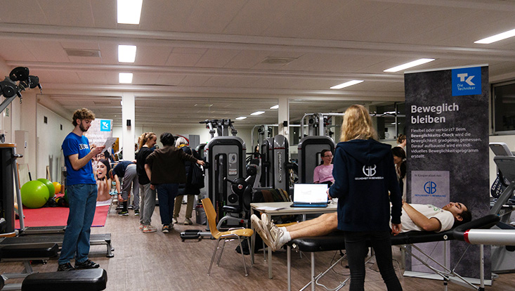 Einblick ins Uni-Studio beim Tag der offenen Tür