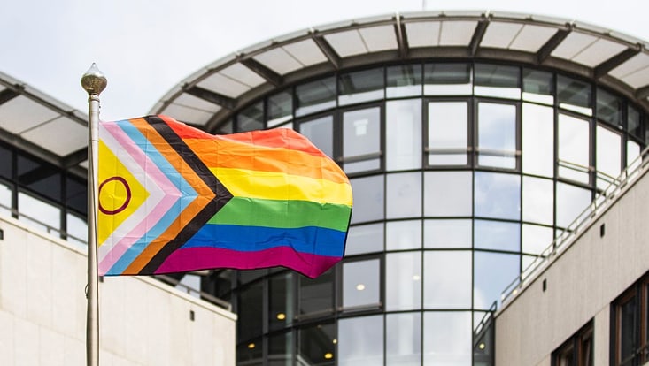 A pride flag