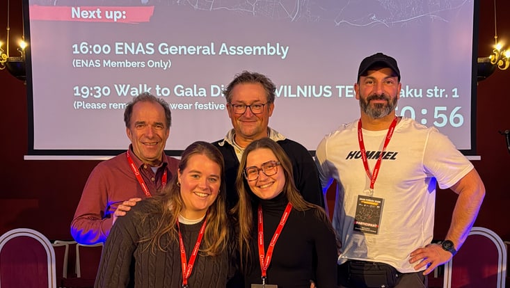 Das Team des Hochschulsport Hamburg bei der ENAS Konferenz
