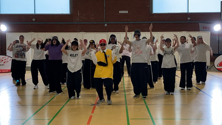 Tanzkurs des Hochschulsports Auftritt