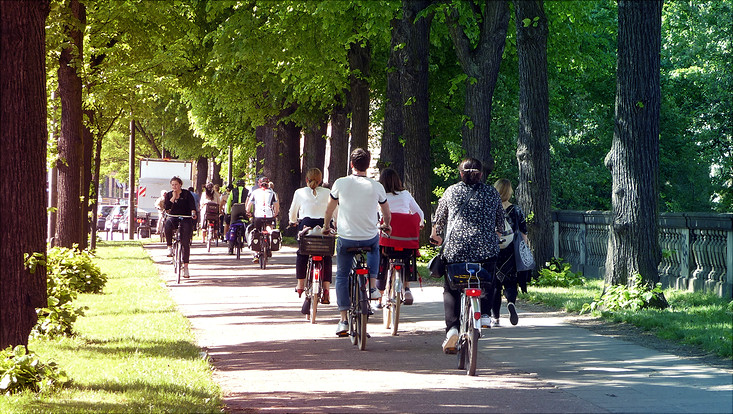 Motiv „... mit dem Rad zur Arbeit fahren“ KNU