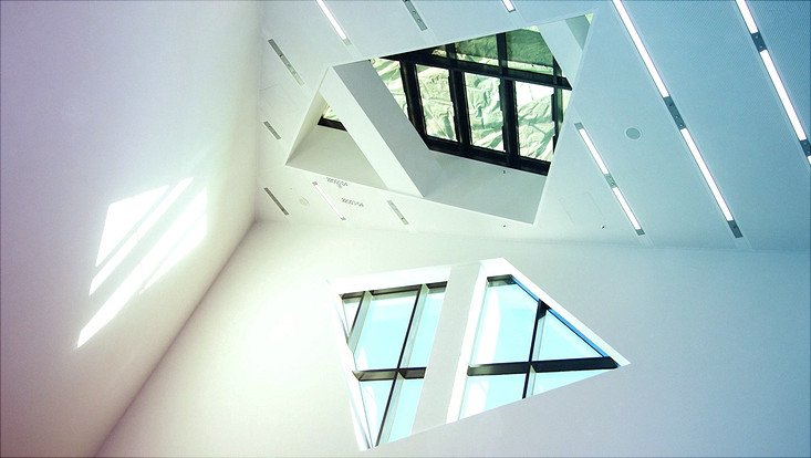Architektur im Liebeskindgebäude Lüneburg