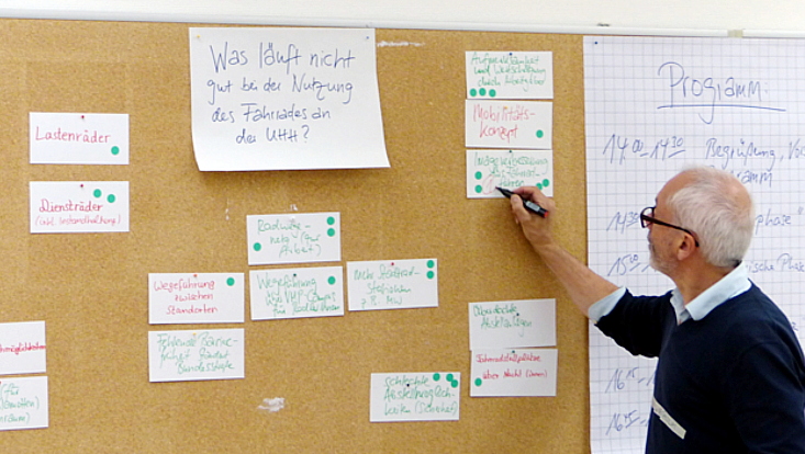 Zukunftswerkstatt "Mit dem Rad zur Uni"